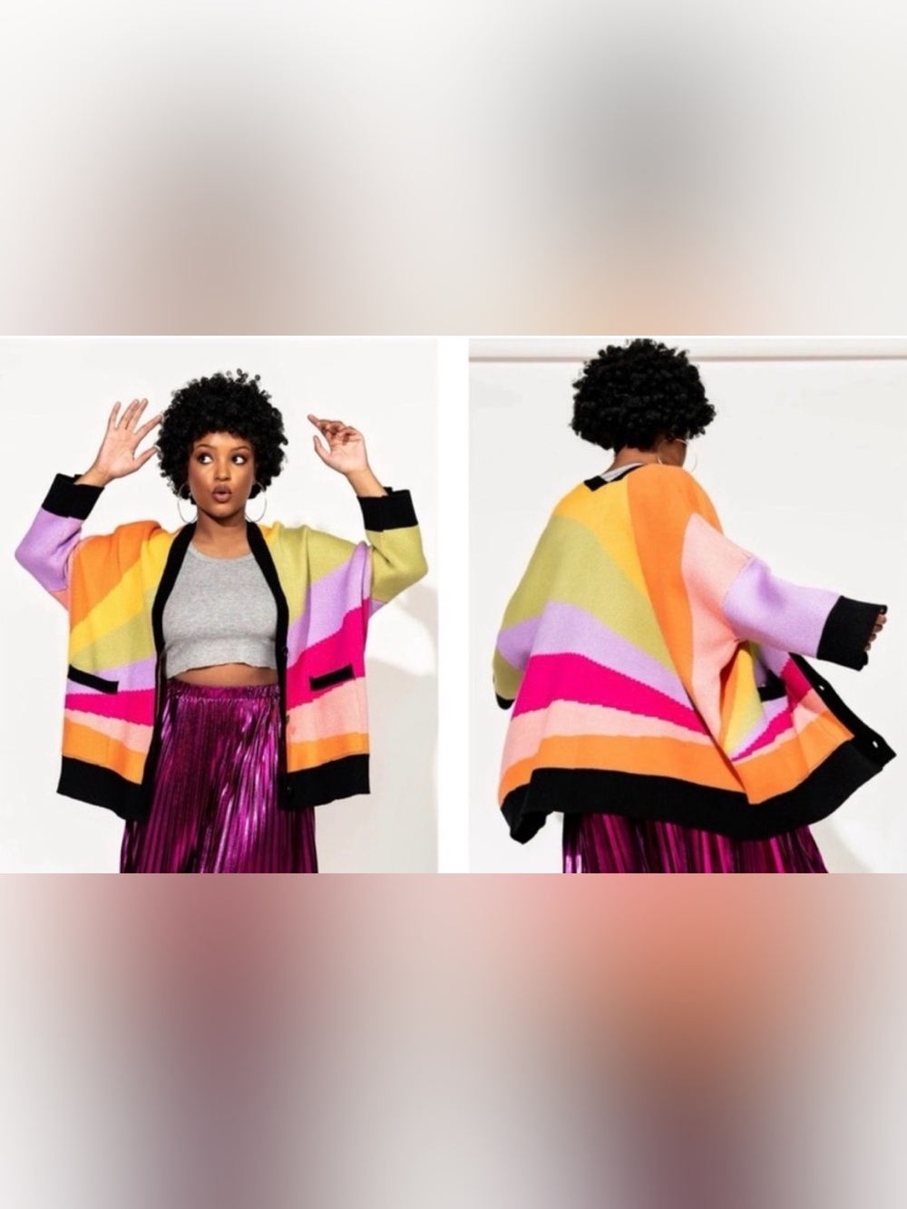 Dressed in LALA - Love Drunk Oversized Cardigan